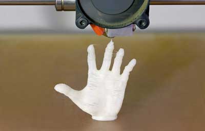 3D-printing soft robotic hand
