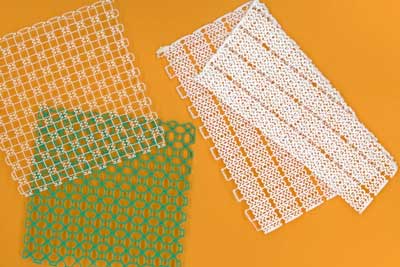 3-D-printed stretchy mesh
