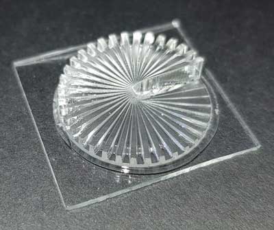 3D printed optical component