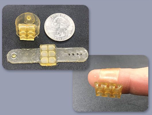 3D-printed wearable braille device worn on the finger