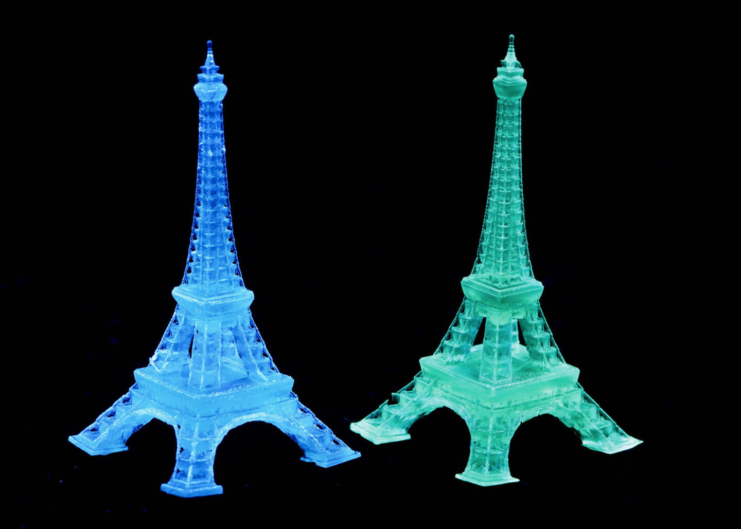Eiffel Tower-shaped luminescent structures 3D-printed from supramolecular ink