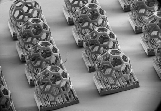 3D printed buckyball geometry