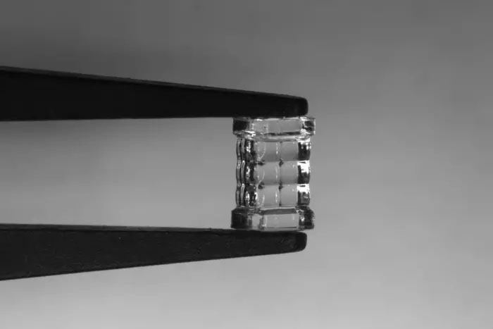 3D printed microlens array