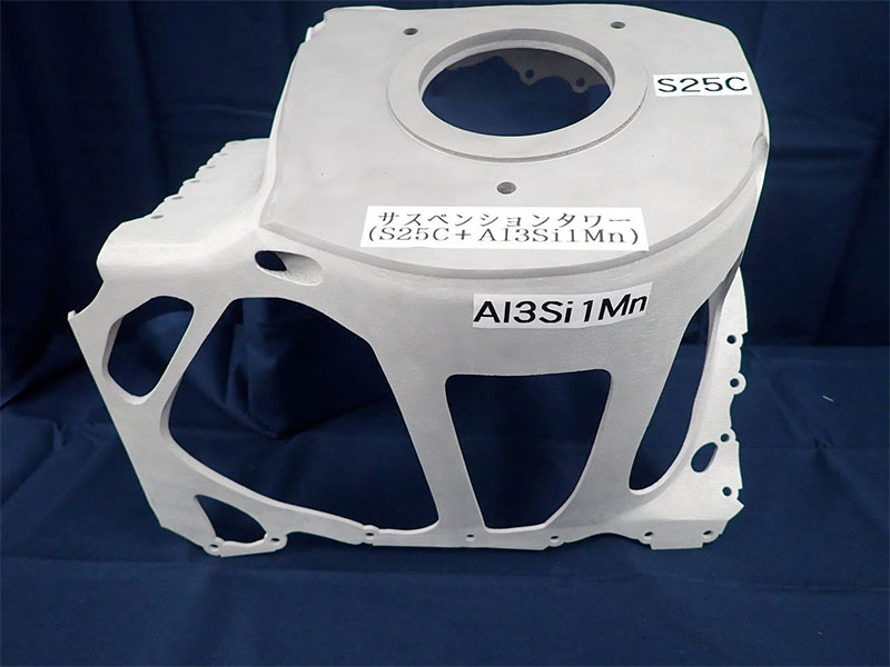 Full-scale prototype of a topologically optimized automotive suspension tower manufactured via L-PBF