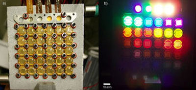 NIST measurement system's LED plate
