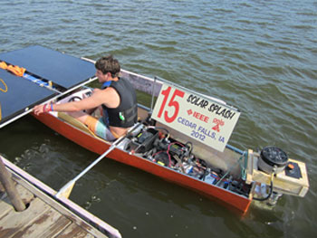 CMU Solar Splash boat