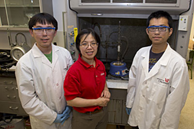UC researchers Qingshi Tu, Mingming Lu and Yang Liu
