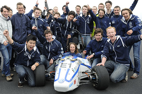 Students break 0-100 acceleration world record for electric cars