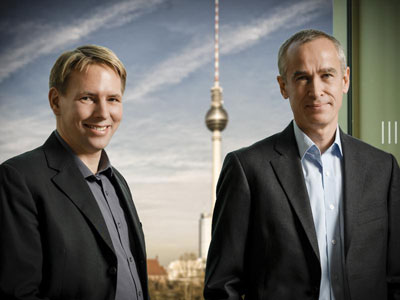 Christoph Burger (right) and Jens Weinmann