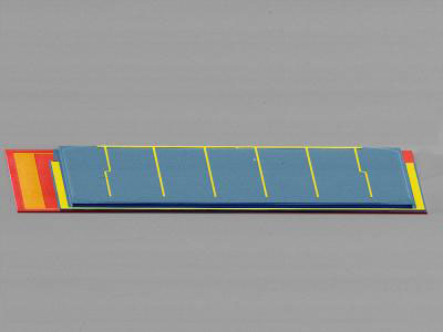 stacked 3-junction/germanium assembly solar cell