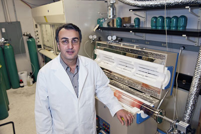 Amin Salehi-Khojin, assistant professor of mechanical/industrial engineering