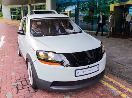 electric taxi EVA