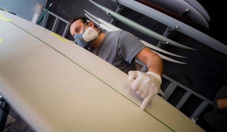 surfboard manufacturing