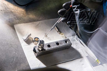 Assembling a cell to test sodium-ion (Na-ion), battery materials in a glove box