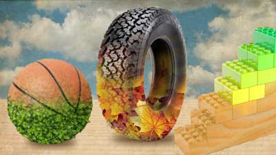 process to make sustainable rubber, plastics