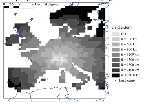 expanding grid domains in Europe