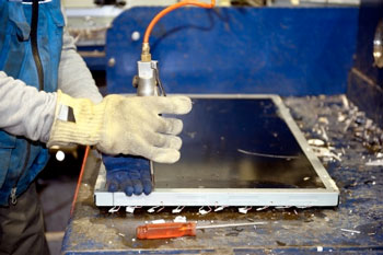 recycling an LCD screen