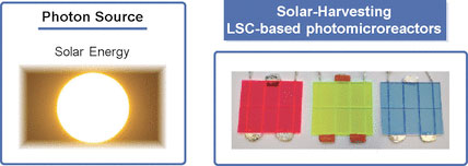 Energy-Efficient Solar Photochemistry with Luminescent Solar-Concentrator-Based Photomicroreactors