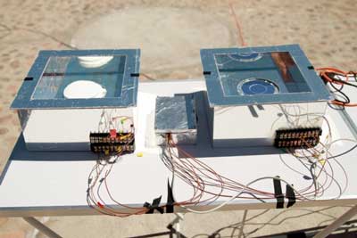 field test of radiative cooling device