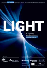 report cover - Light as the key to global environment sustainability