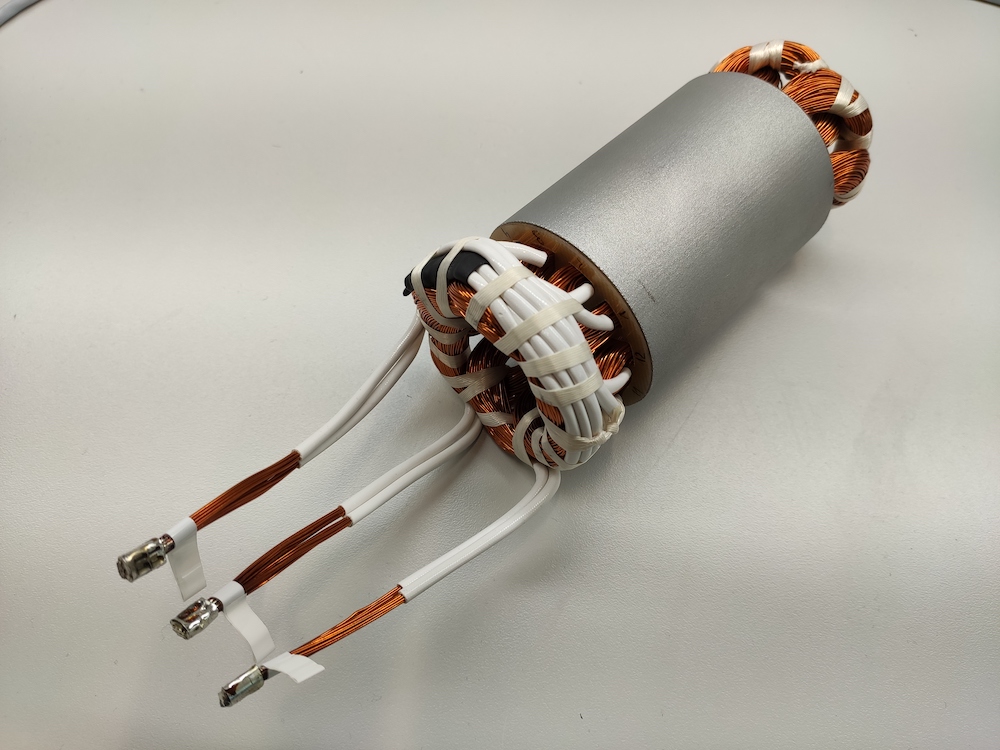 Prototype of a high-speed motor for a fuel cell compressor