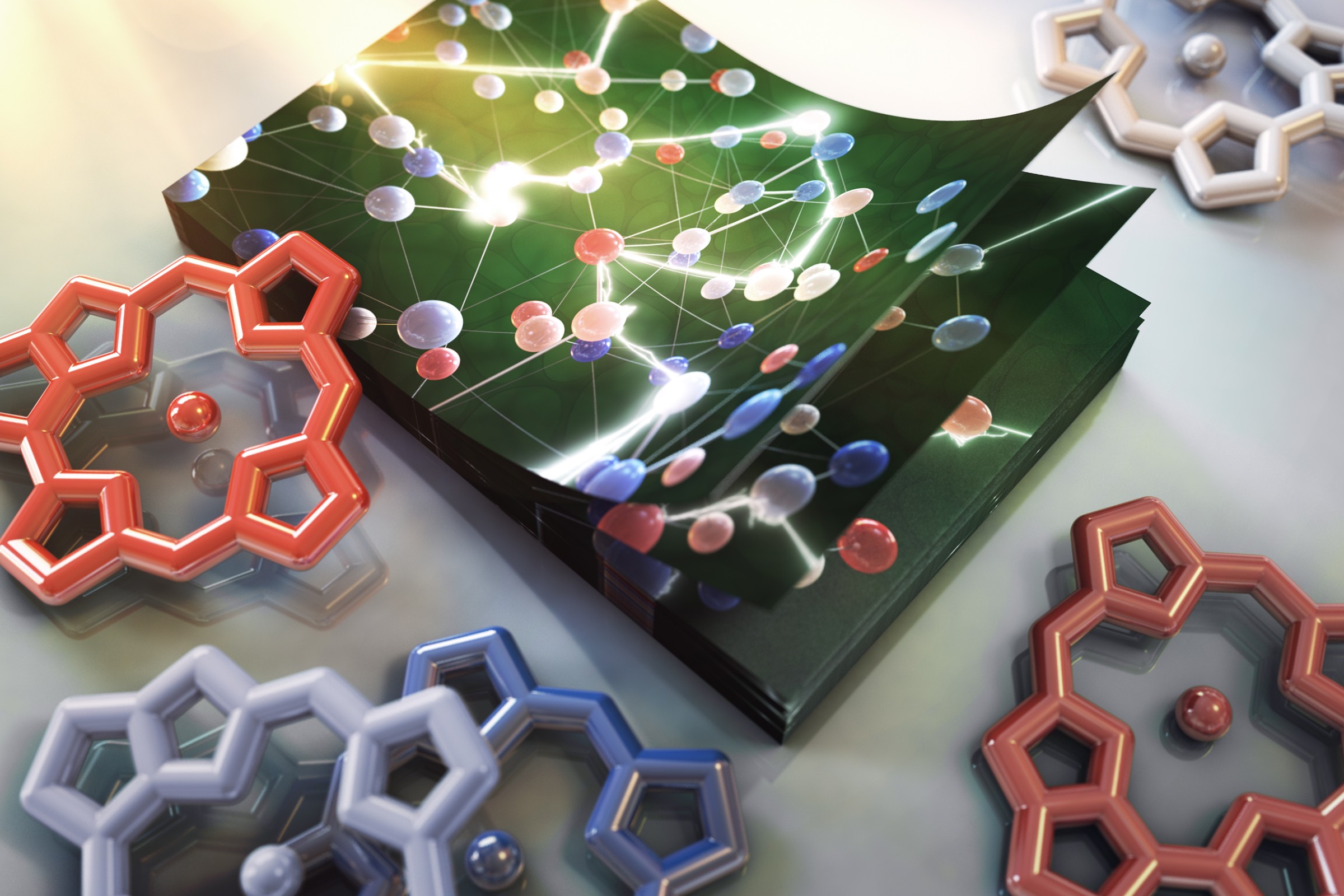 Like with a flip book, researchers can follow the dynamic absorption and energy transfer processes in photosystem I with the help of highly accurate quantum chemical calculations