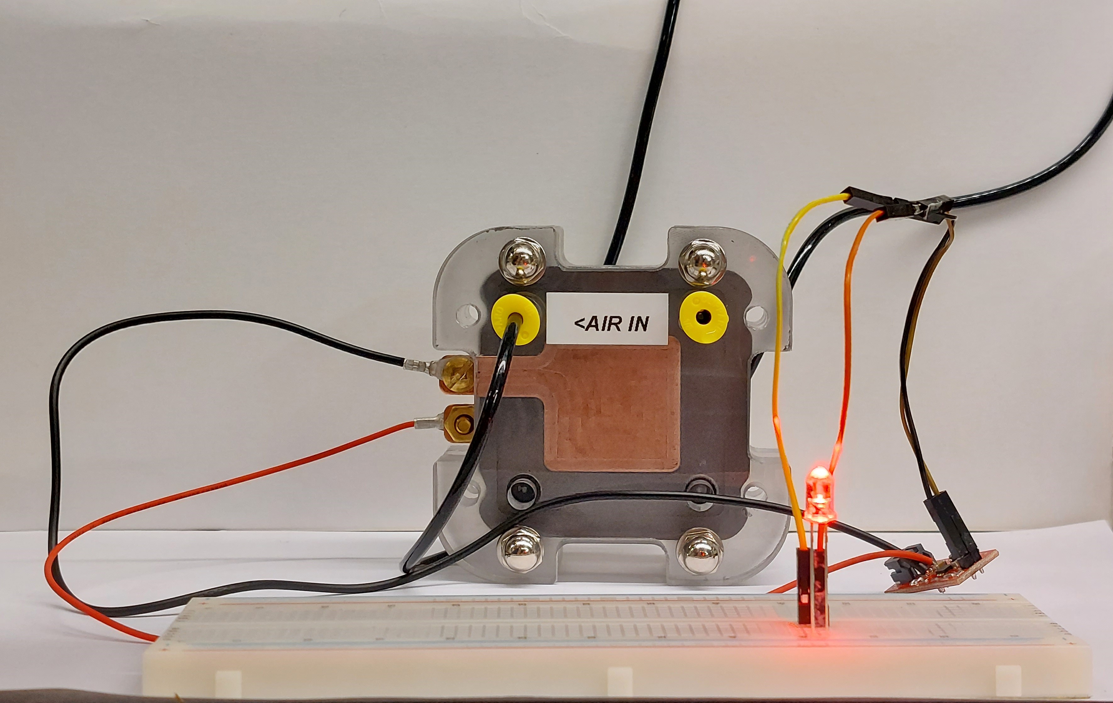 commercial fuel cell setup
