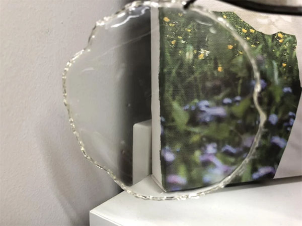 A transparent film made from recyclable polymer