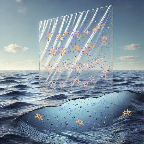 Plastic-like materials that dissolve in the sea