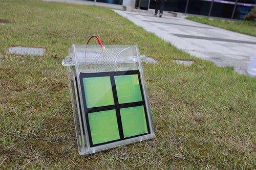 ultra-large photoelectrode system for green hydrogen production