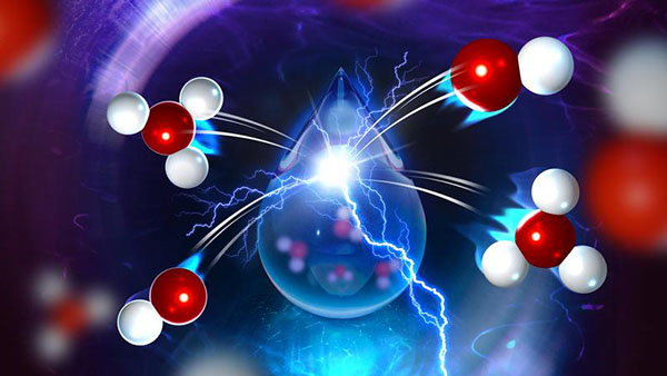 The autodissociation process of water is significantly influenced by electric fields.