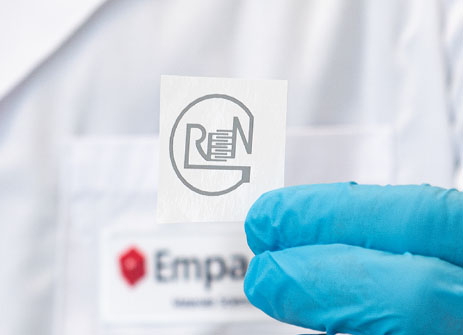 this biodegradable tag is as thin as a sheet of paper