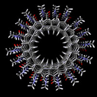 helical stack of macryocycles