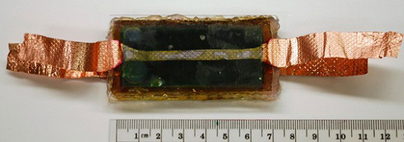 A biohybrid solar cell developed by Vanderbilt researchers