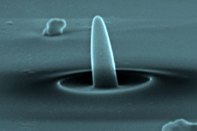 A nanostructure fabricated using EBIDA nanostructure fabricated using EBID