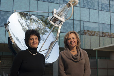 Rice University graduate student Oara Neumann and scientist Naomi Halas