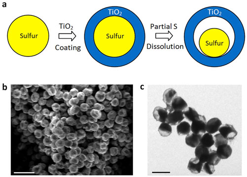 yolk-shell nanoparticles