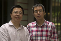 Qimiao Si (left) and Rong Yu