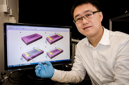 NTU Asst Prof Wang Qijie has designed a thin and flexible photodetector from pure graphene