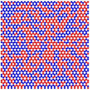 Map of the crystallites of ordered magnetic charges in honeycomb artificial spin ice