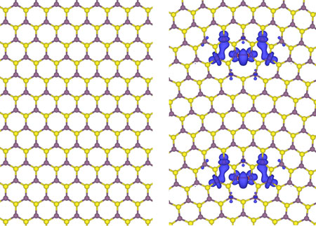 sheet of molybdenum disulfide