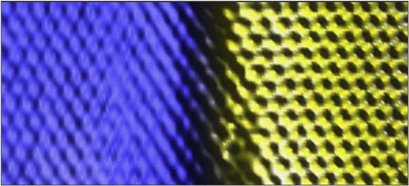 a method to merge different 2-dimensional materials into a seamless layer