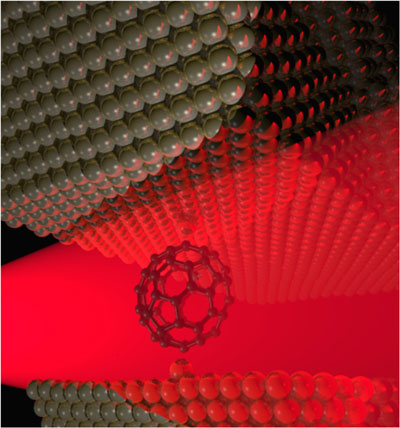 bonds in a carbon-60 molecul, a buckyball