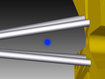 A single trapped ion in a linear Paul trap
