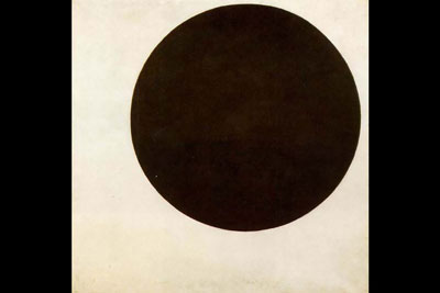 1915 painting by Russian artist Kazimir Malevich, called Black Circle
