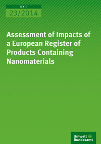 Assessment of Impacts of a European Register of Products Containing Nanomaterials