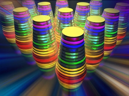 multilayered waveguide taper array