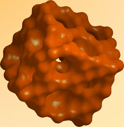 Schematic of mesoporous silicon