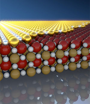metal-insulator transition in sub-nanometer films of a lanthanum nickelate