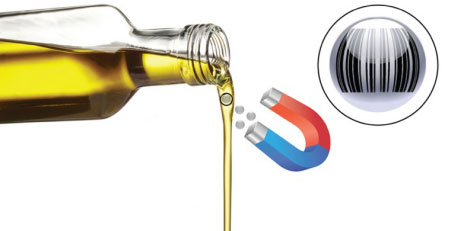 Using magnetic DNA particles, olive oil can be tagged to prevent counterfeiting
